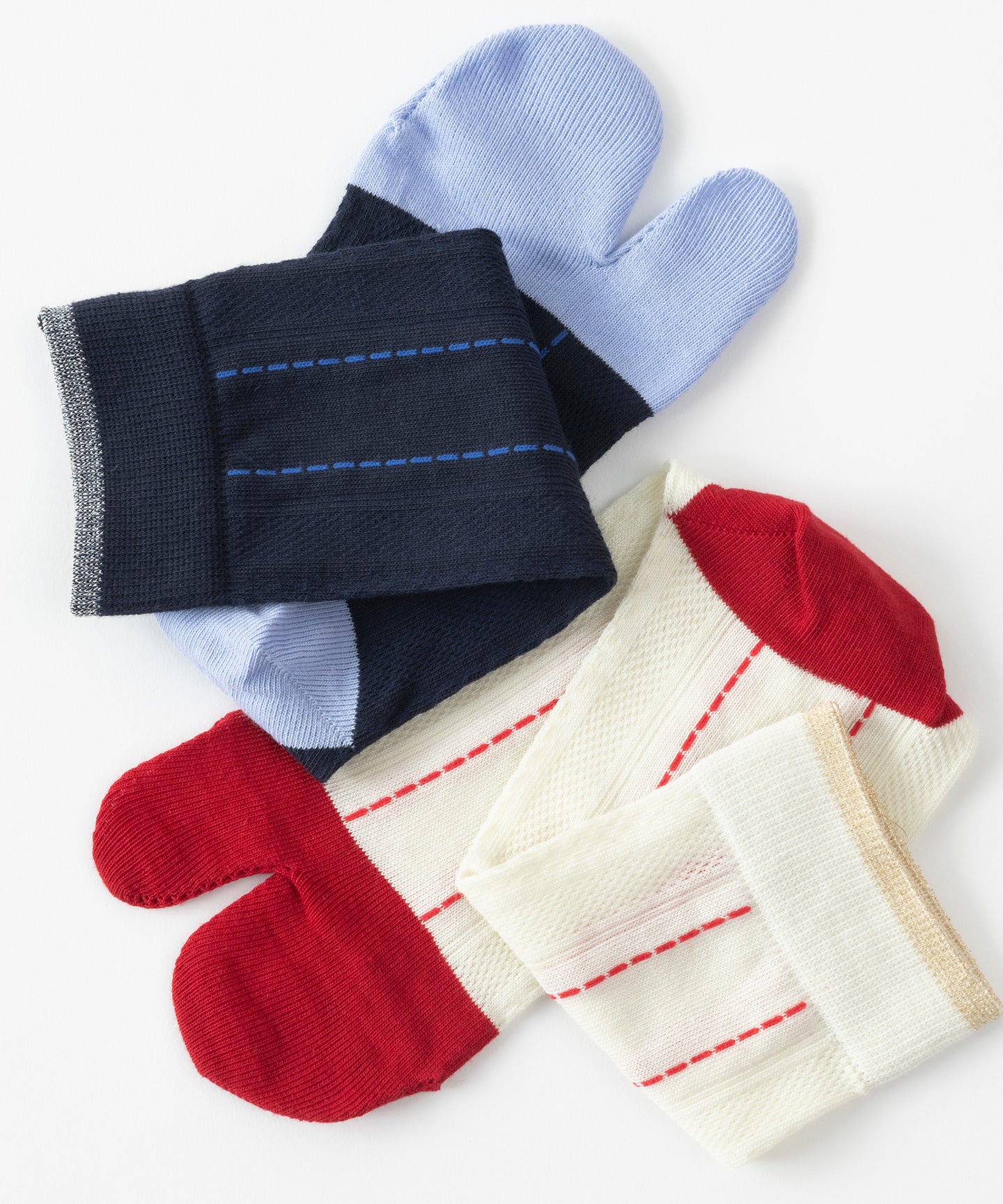 【TRICOTE】LACE PATTERN TABI SOCKS