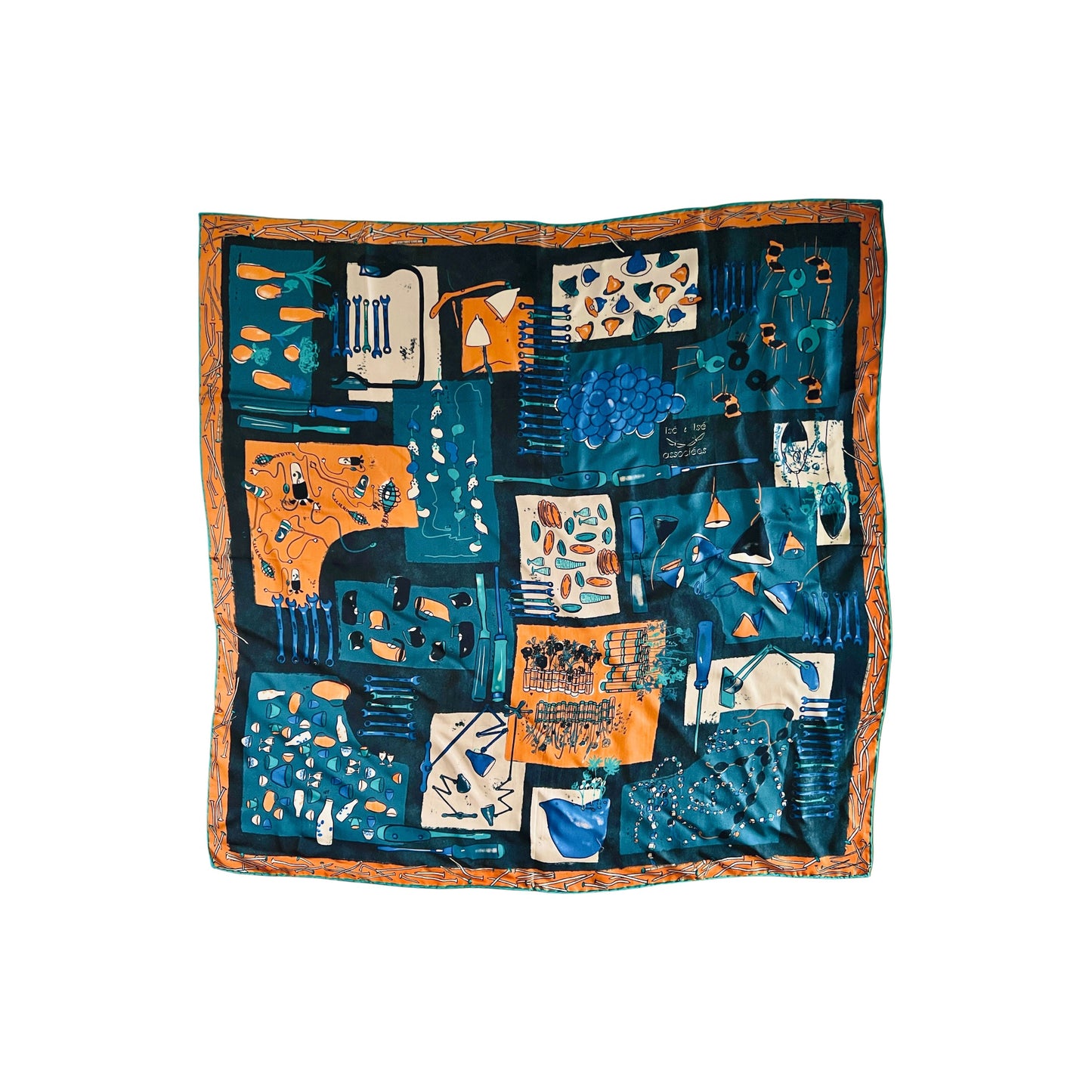 【Tse & Tse associees】スカーフ FOULARD TSE & TSE blue