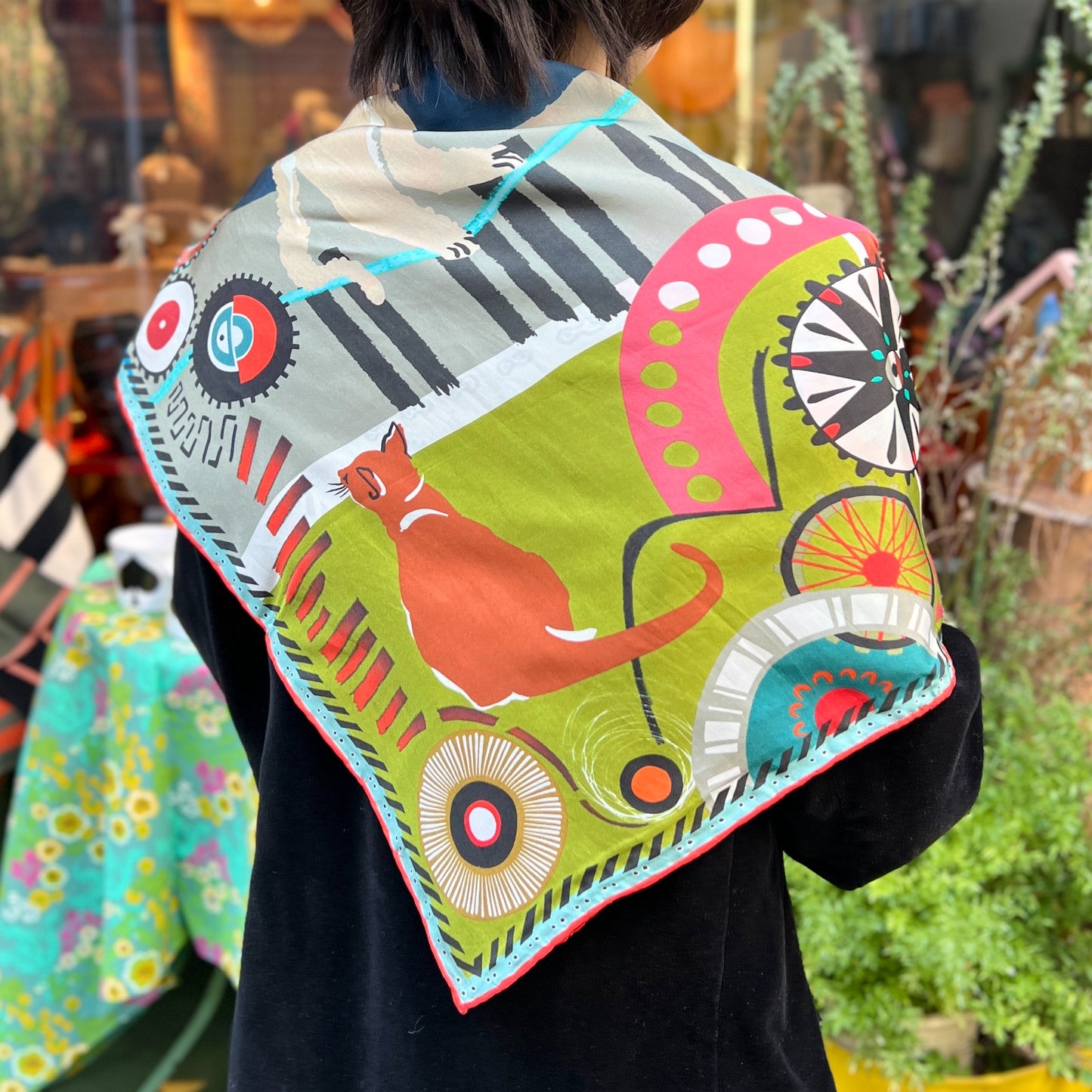 【Tse & Tse associees】スカーフ foulard Quantique d’Automne