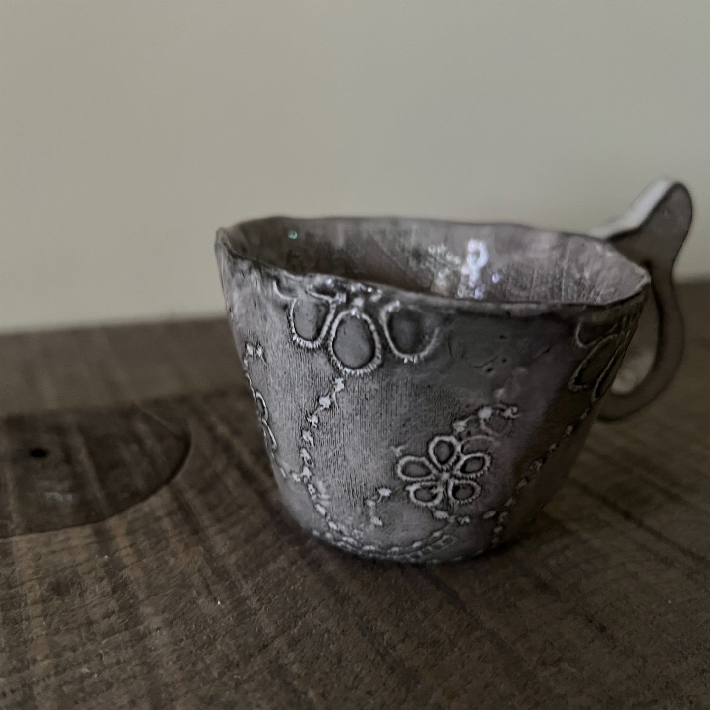 【 Valerie Casado】ティーカップ C-Tasse a The_Noir-5