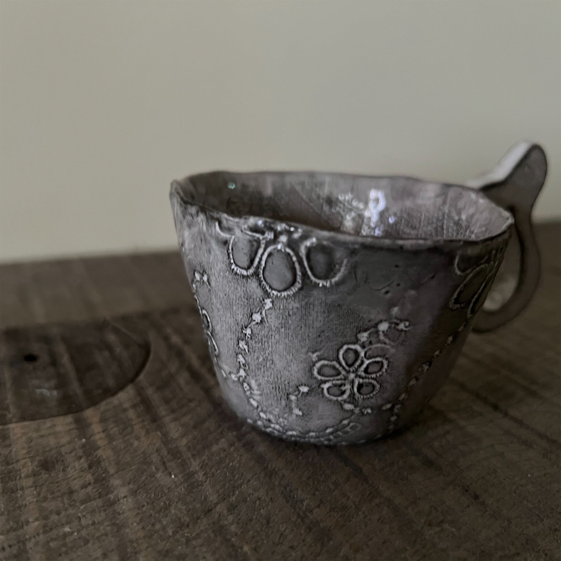 【 Valerie Casado】ティーカップ C-Tasse a The_Noir-5
