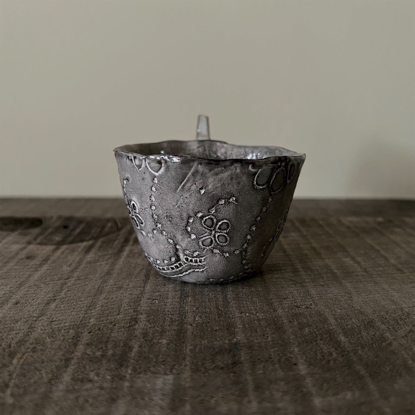 【 Valerie Casado】ティーカップ C-Tasse a The_Noir-5