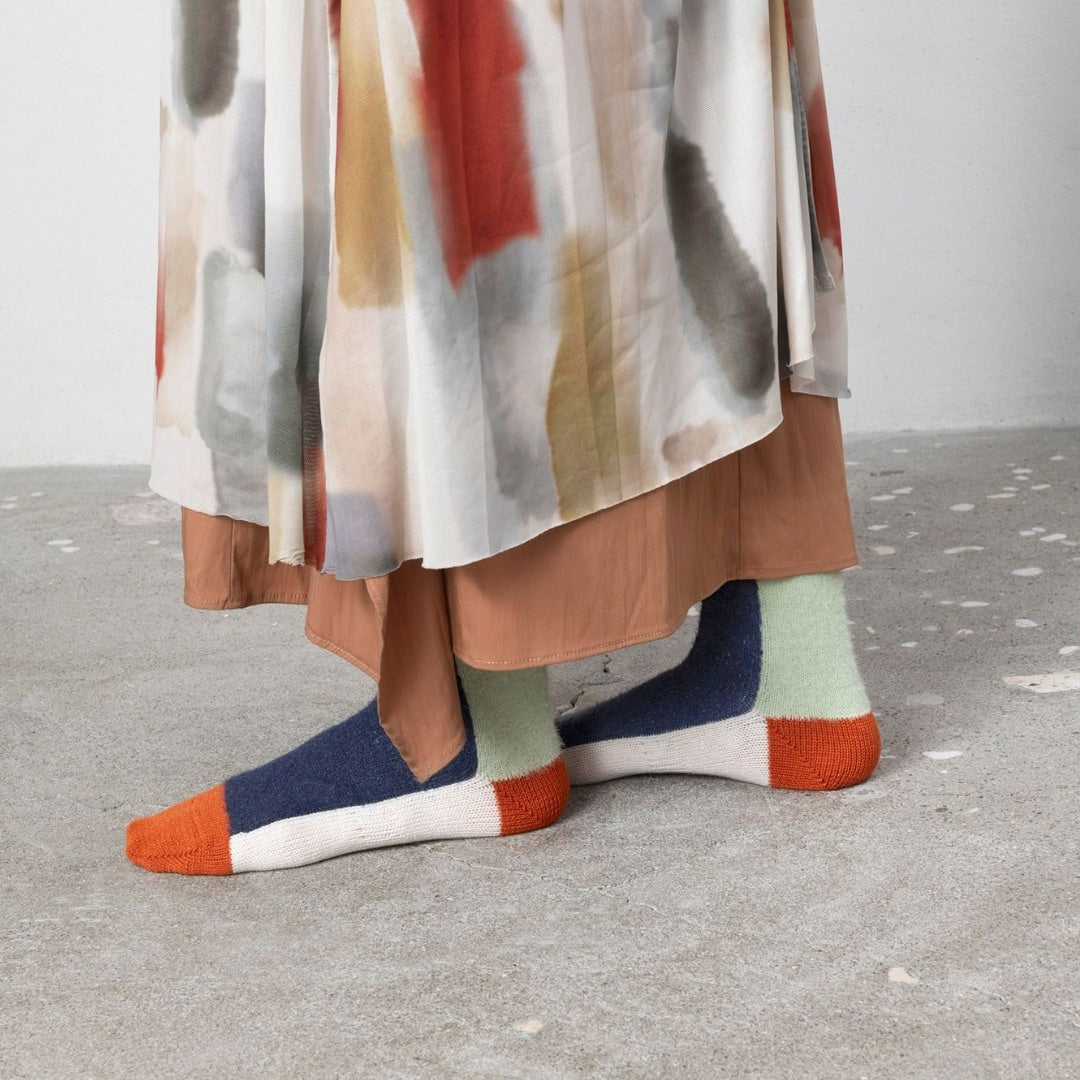 【TRICOTE】SHAGGY BICOLOUR SOCKS