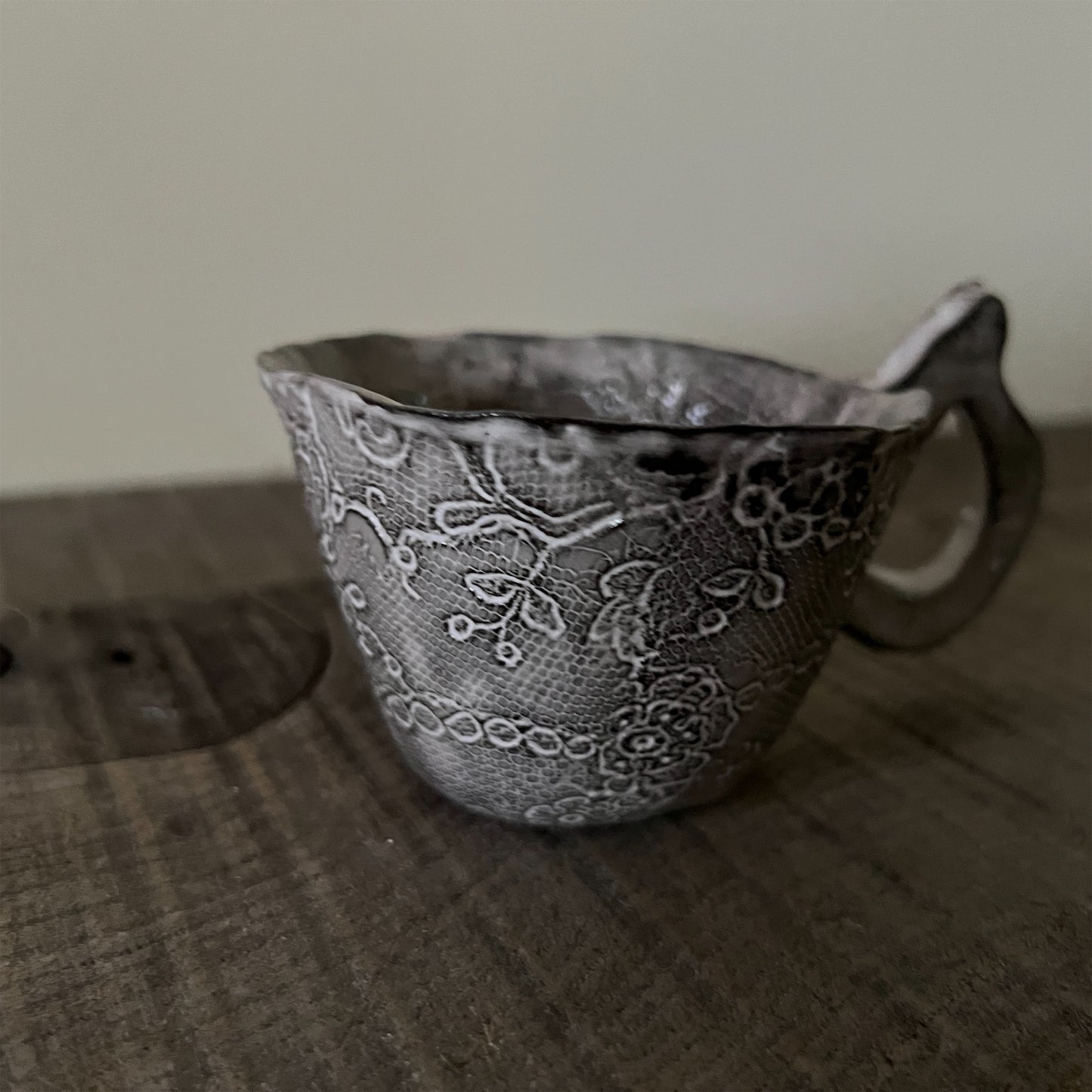 【 Valerie Casado】ティーカップ C-Tasse a The_Noir-6