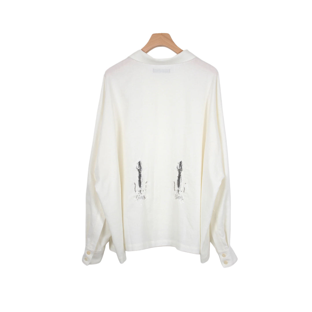 【ohta】ika white shirts st-116W