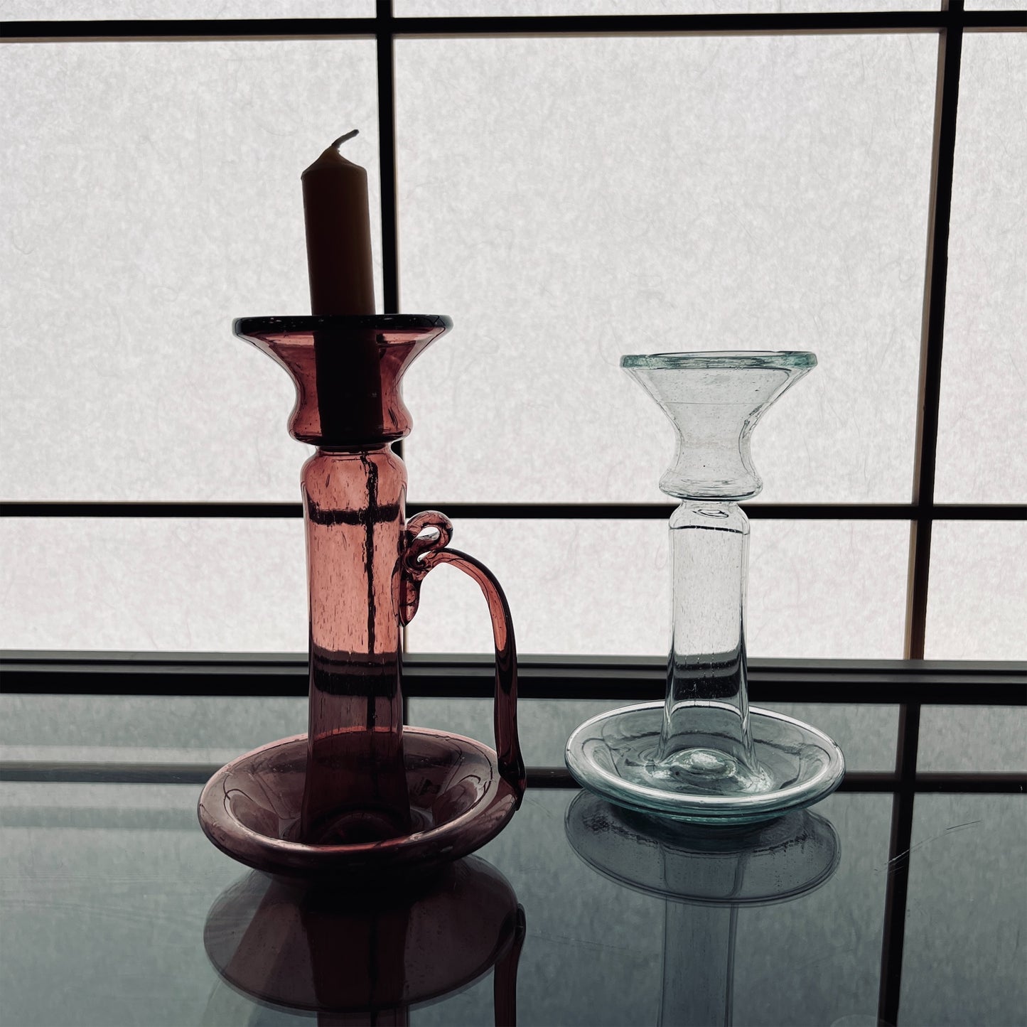 【La Soufflerie】キャンドルスタンド Porta Candele Transparent