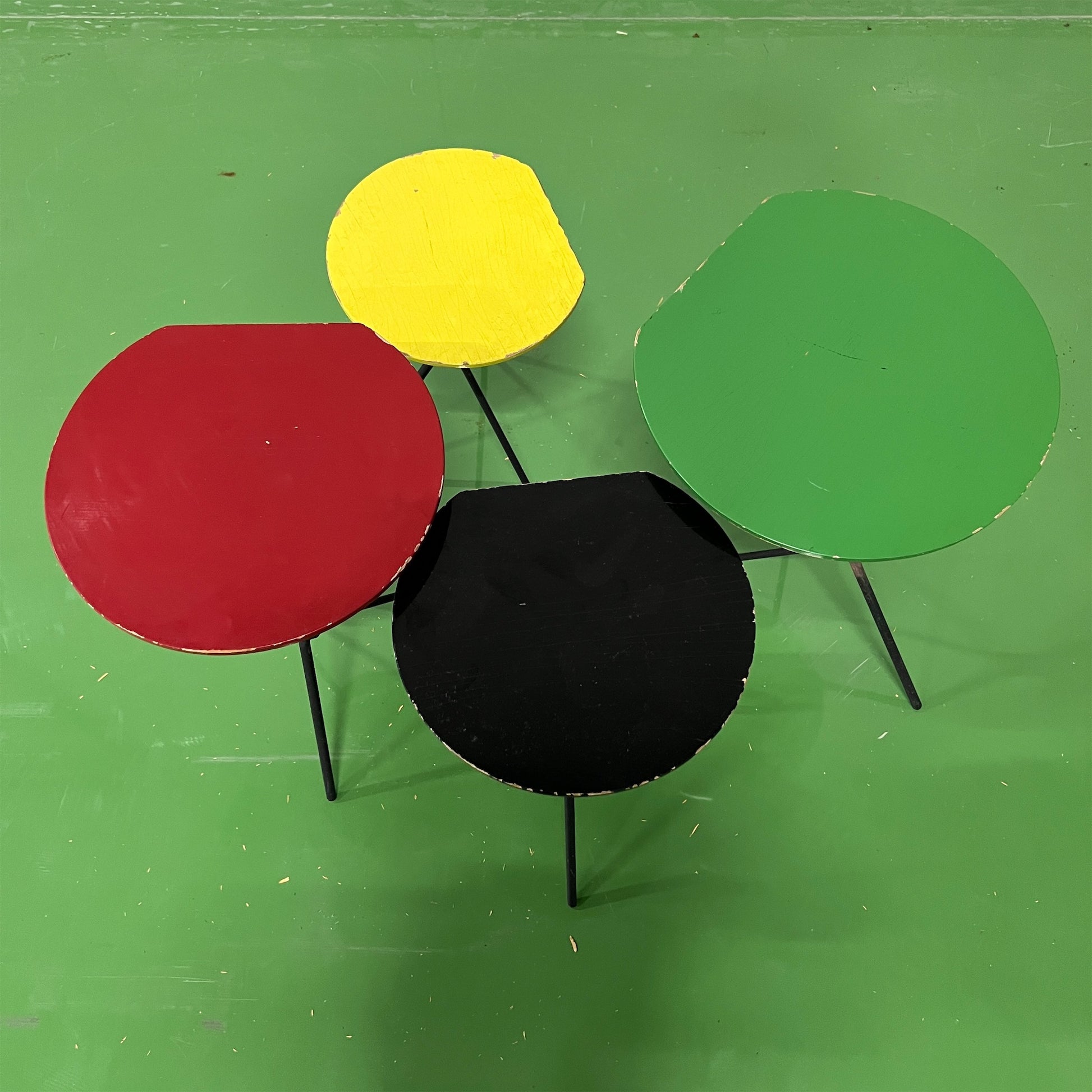【マルト・デムランセレクト  ヴィンテージ】スモールカラフルテーブル
