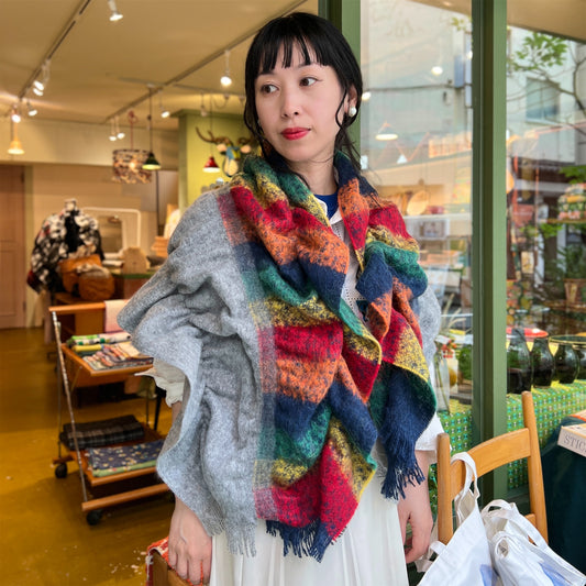 【Sayoko.M】cape shirring S02 orange