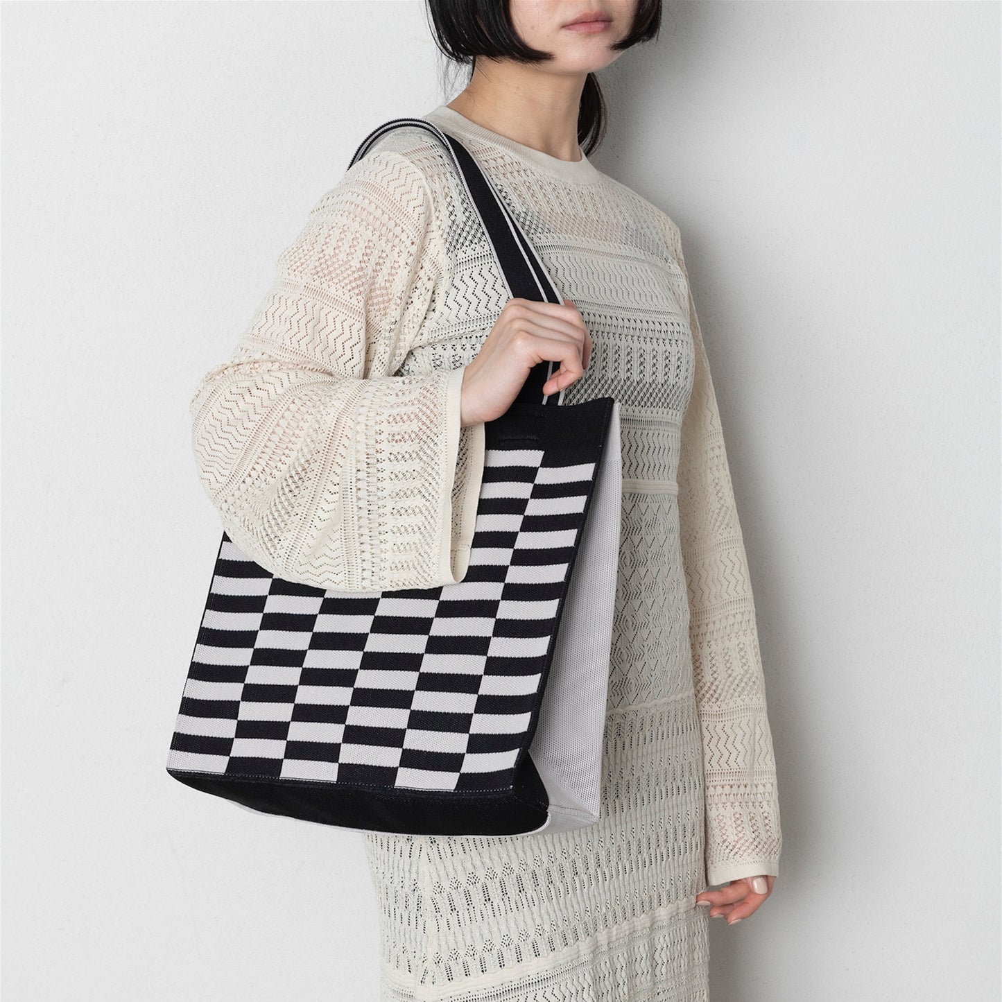 【TRICOTE】CHECK PAPER BAG