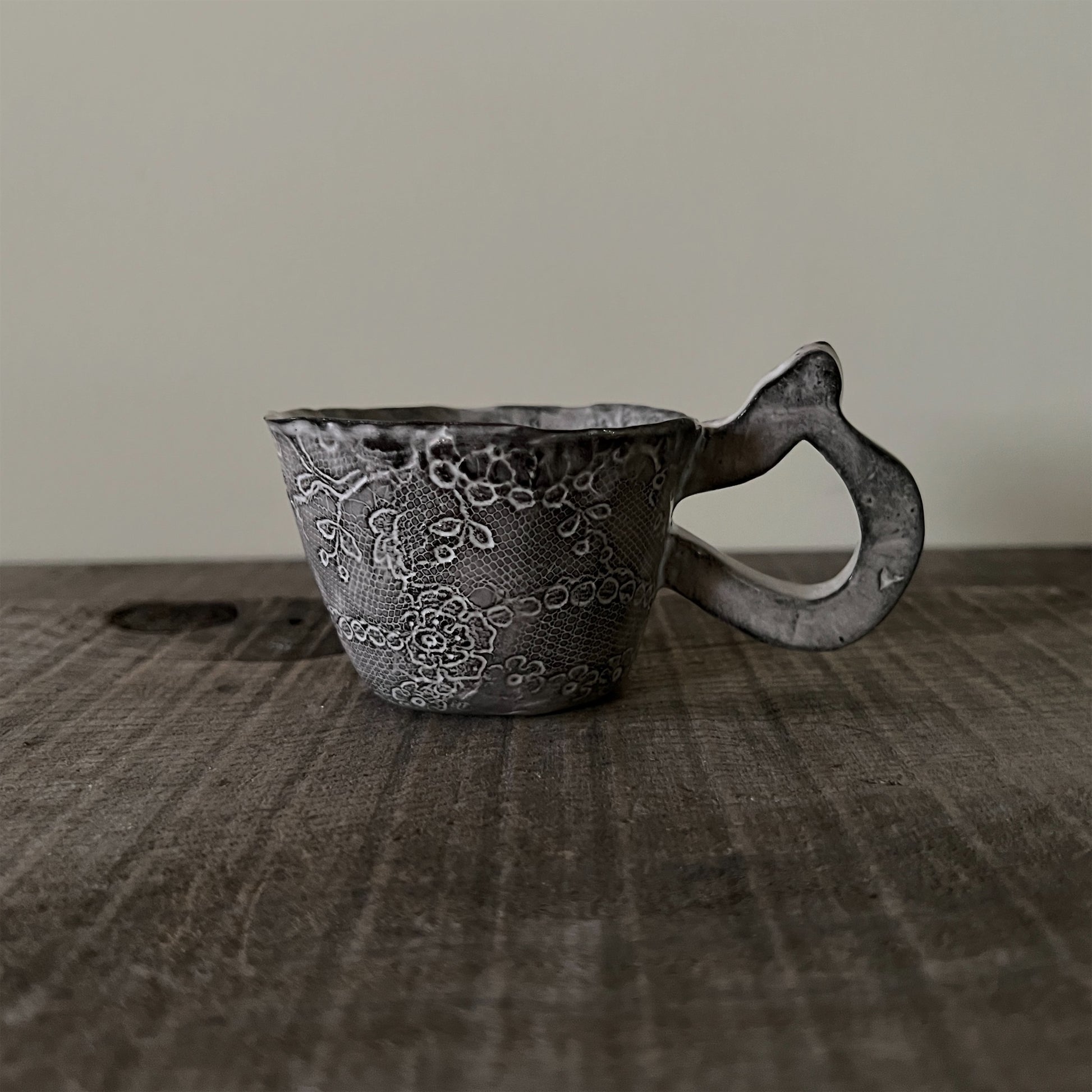 【 Valerie Casado】ティーカップ C-Tasse a The_Noir-6