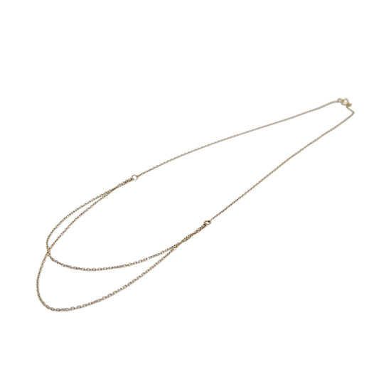 【Helena Rohner】9k gold double chain necklace