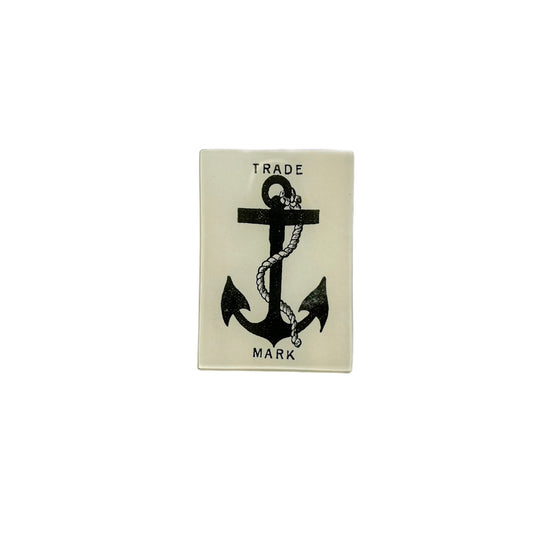 【JOHN DERIAN】デコパージュプレート Anchor Trademark