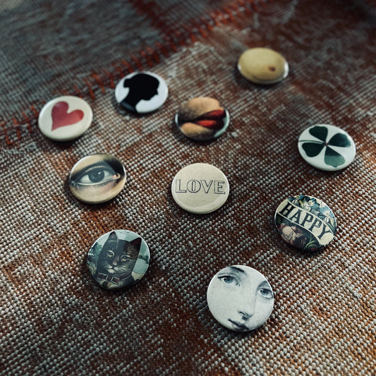 【JOHN DERIAN】ポケットミラーBlue Glow Ring Dish