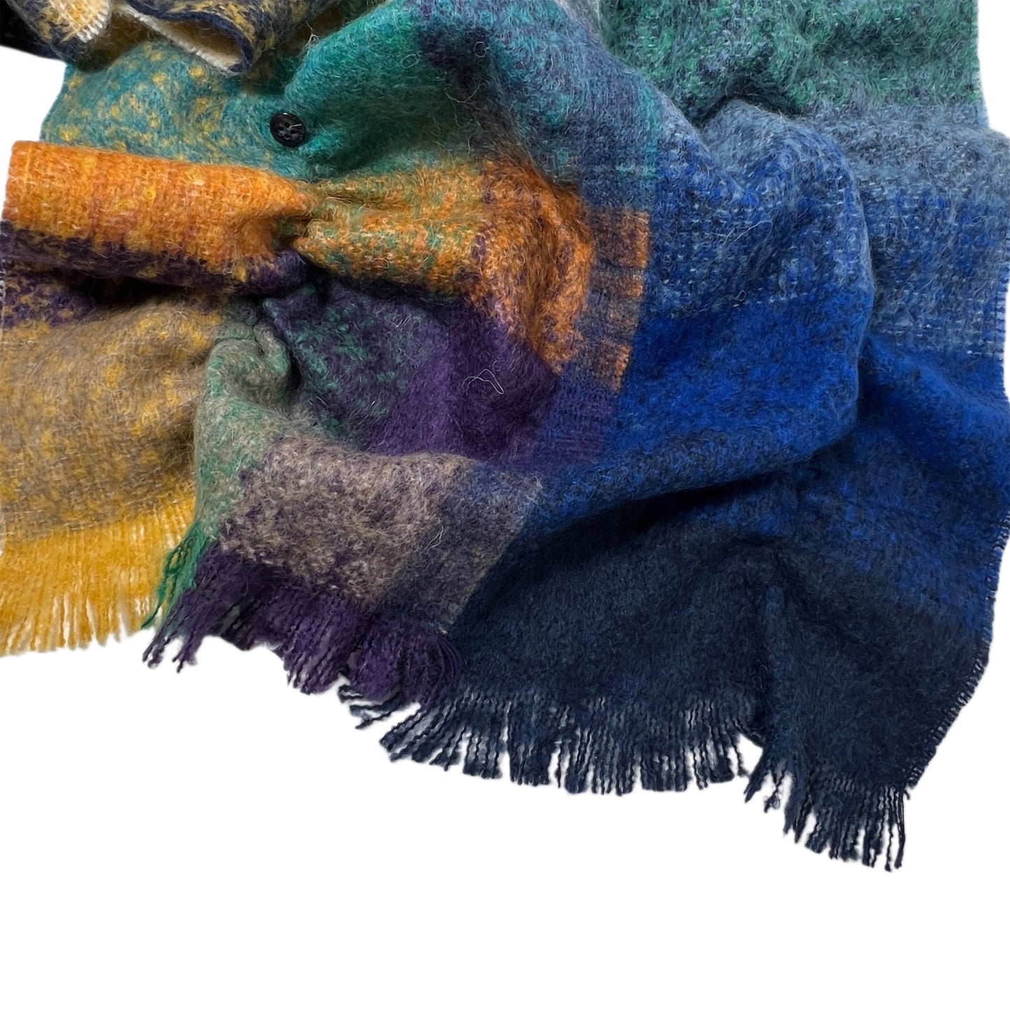 【Sayoko.M】ストール cape shirring Q18 navy