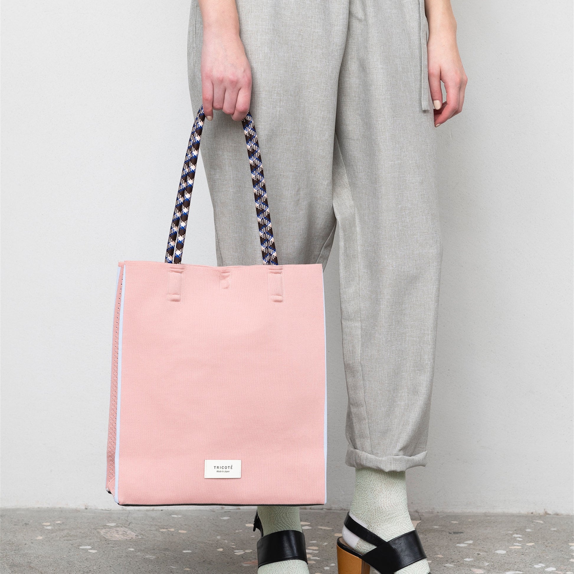 【TRICOTE】PAPER KNIT TOTE BAG