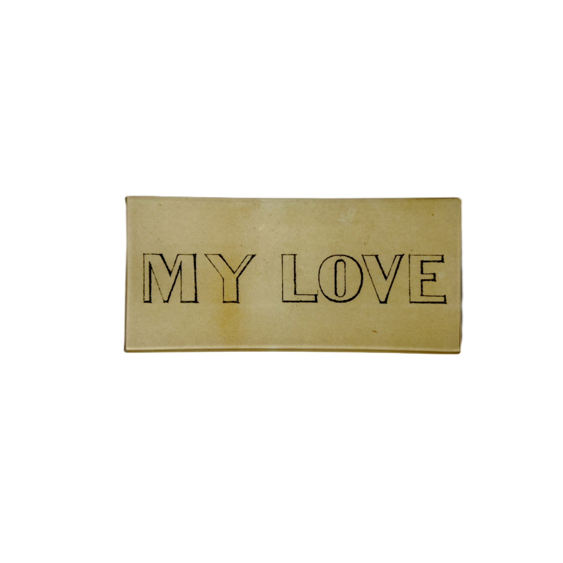 【JOHN DERIAN】デコパージュプレート MY LOVE