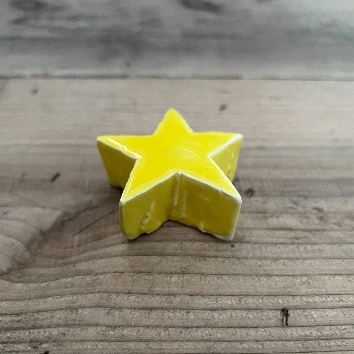 【MV% ceramics design】SMALL YELLOW STAR
