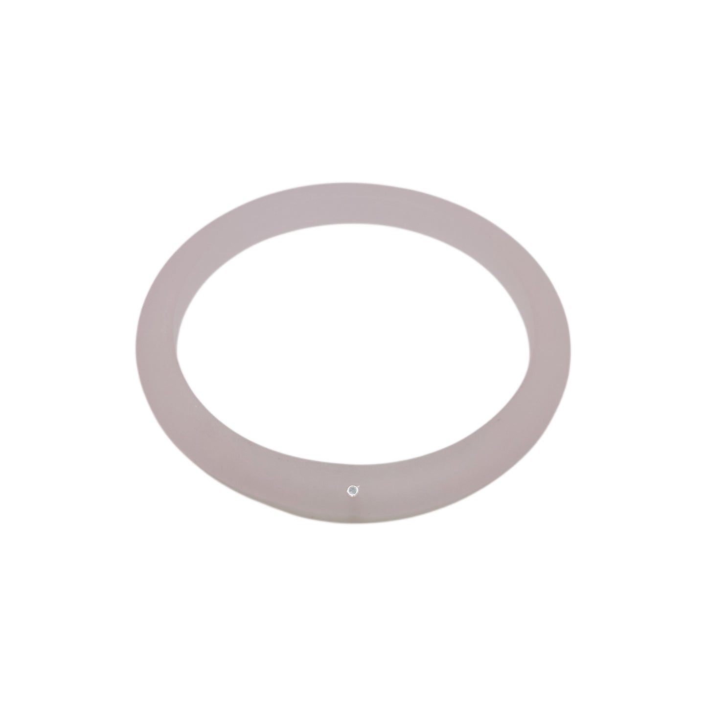 【helena rohner】resin-3D bangle with silver dot_sakura