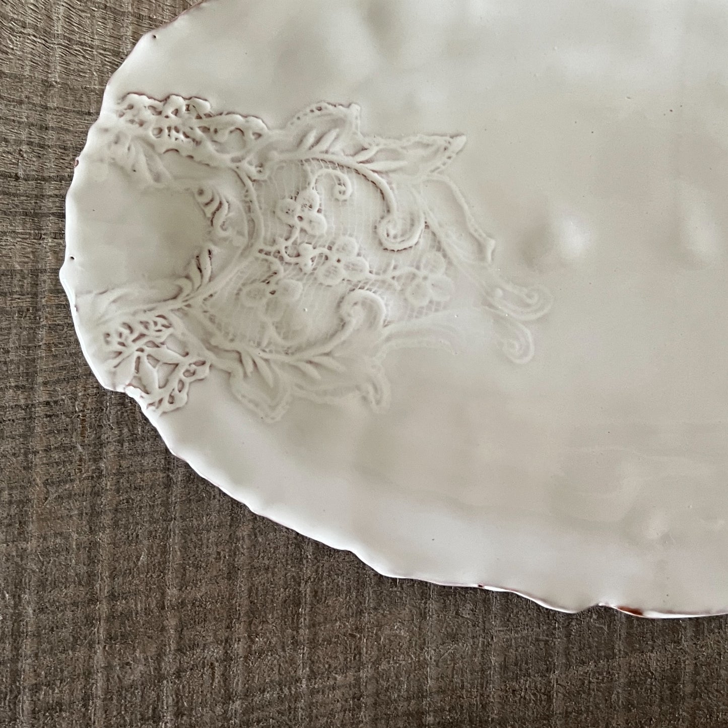 【 Valerie Casado】プレートL Fish Plates_Rouge-4