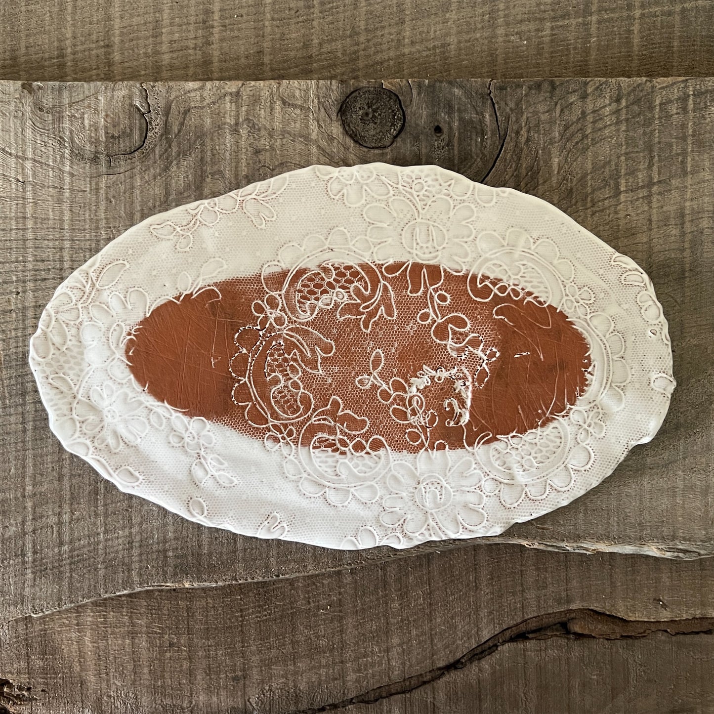 【 Valerie Casado】プレートL Fish Plates_Rouge-4