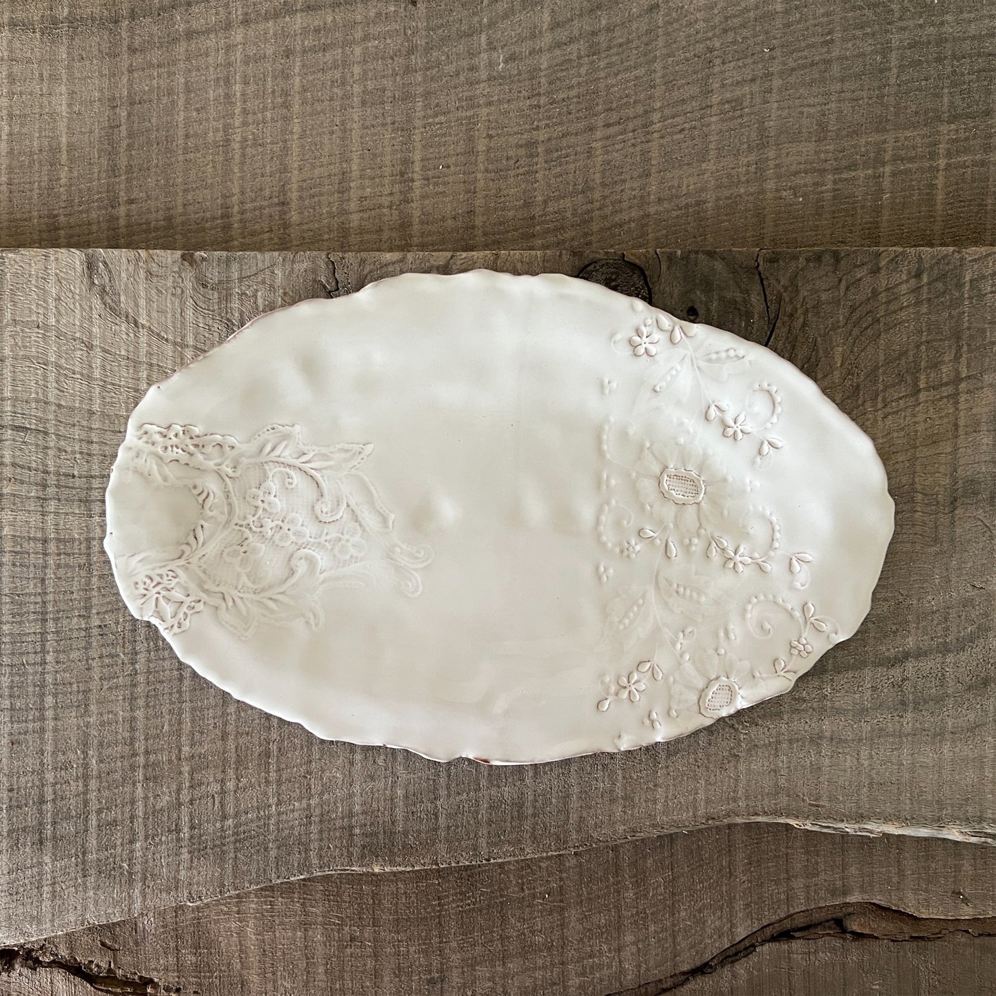 【 Valerie Casado】プレートL Fish Plates_Rouge-4