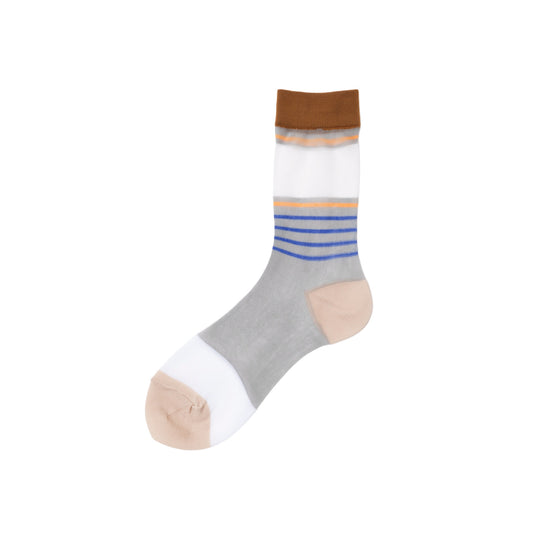 【TRICOTE】SHEER BOREDER SOCKS