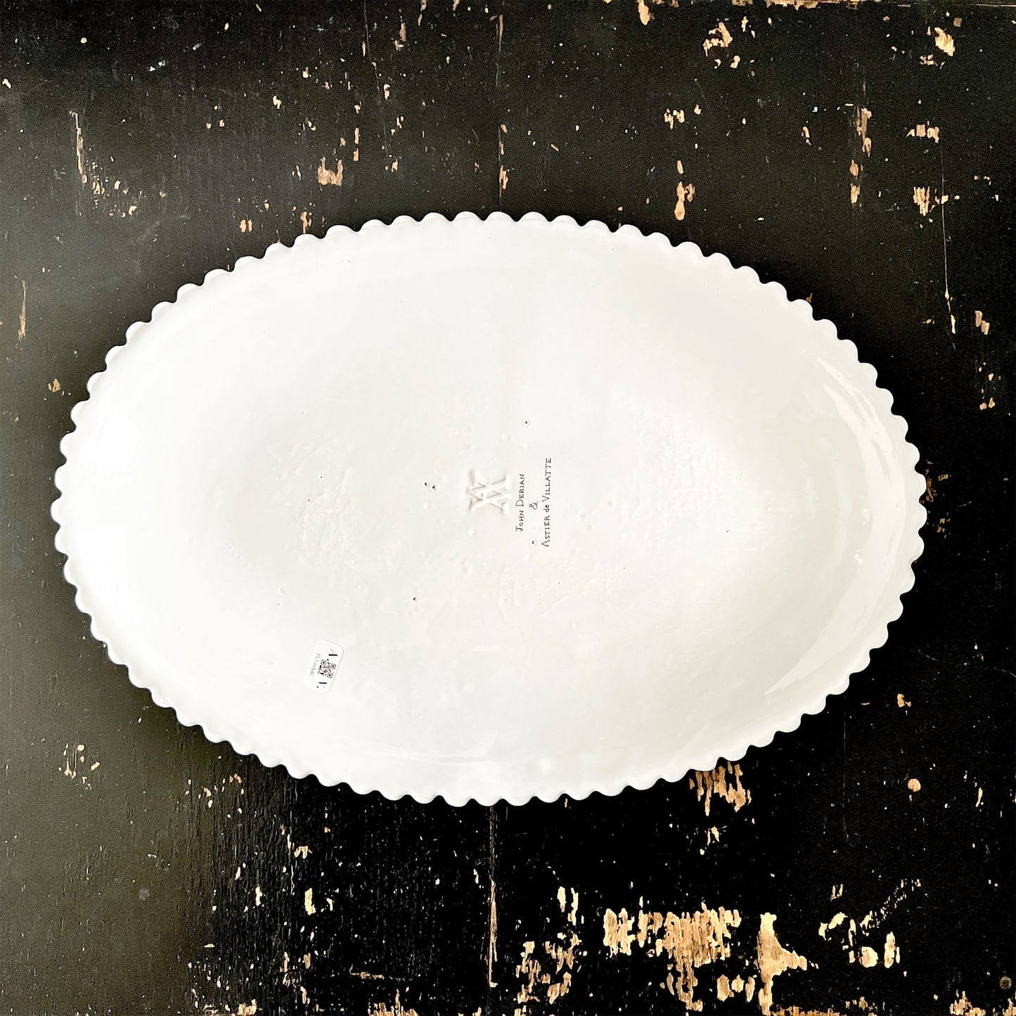 【Astier de Villatte】John フラットスカッシュプレート