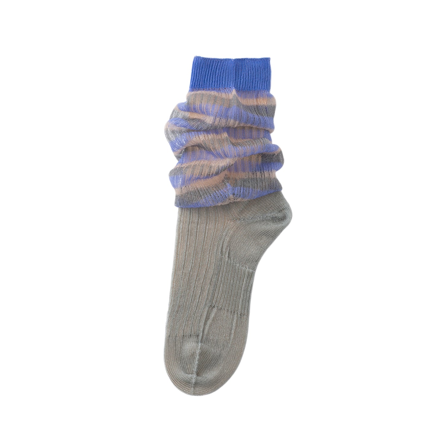 【TRICOTE】SHEER BORDER LOOSE SOCKS