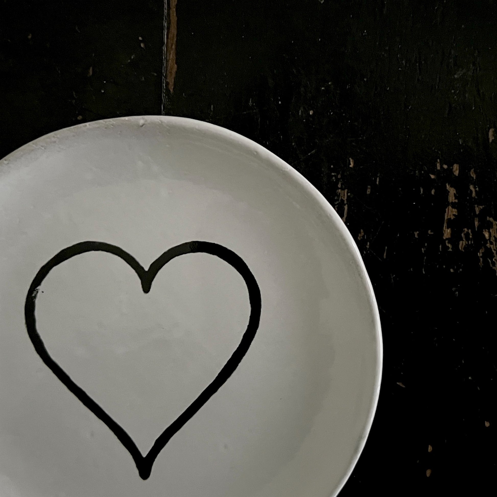 【Astier de Villatte】Line Heart Soucer