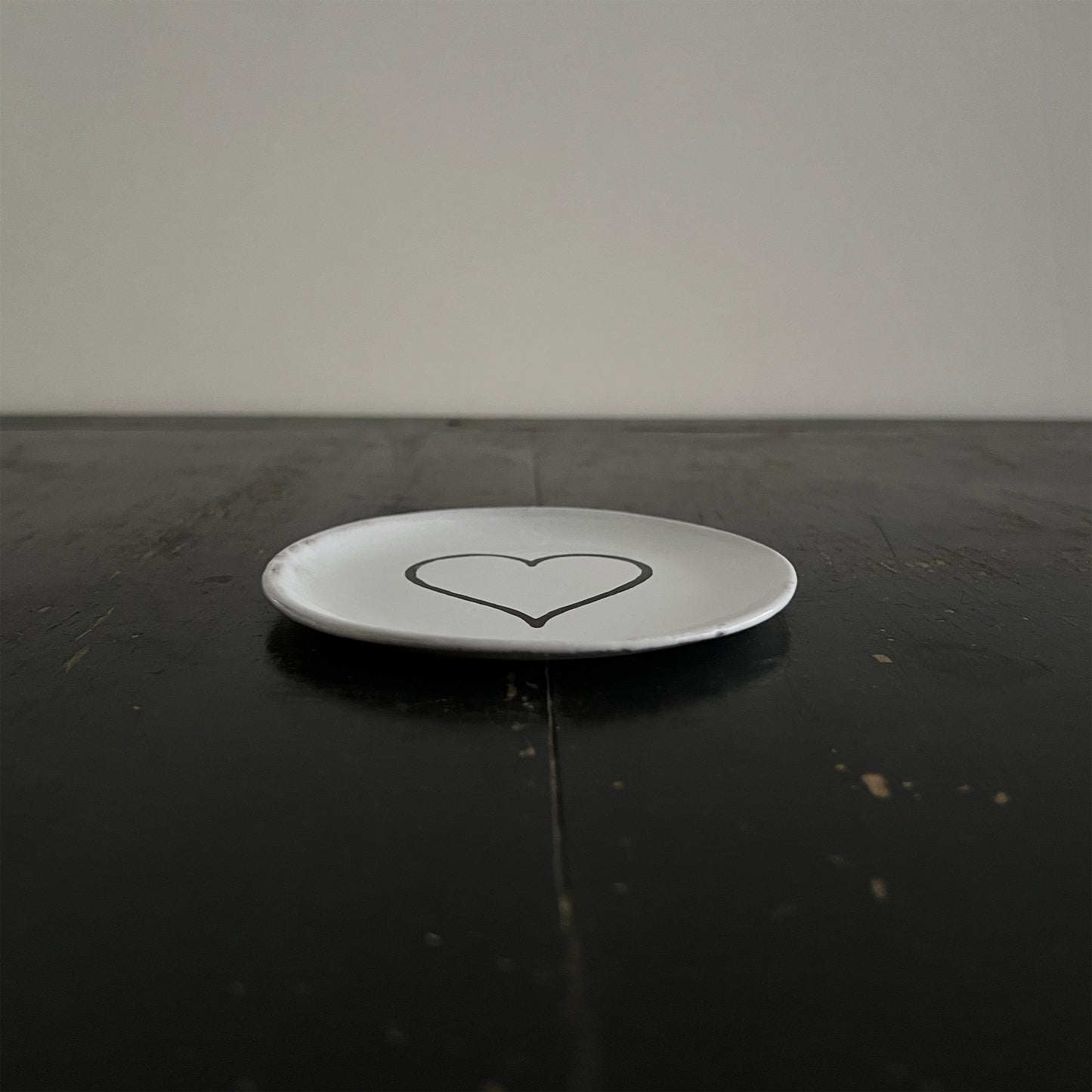 【Astier de Villatte】Line Heart Soucer