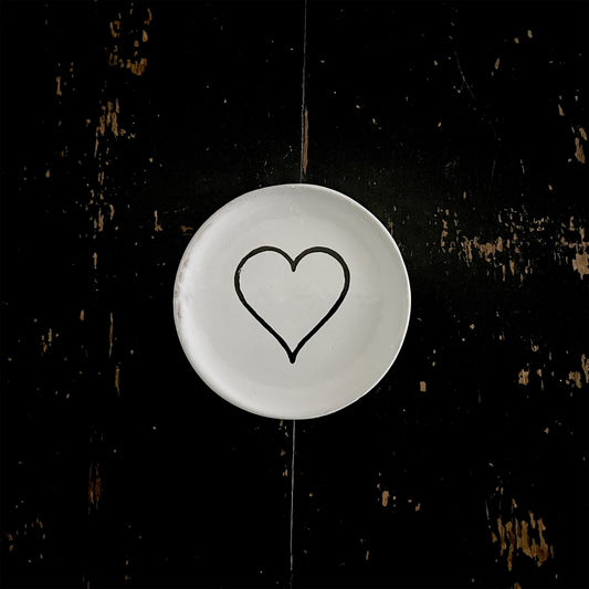 【Astier de Villatte】Line Heart Soucer