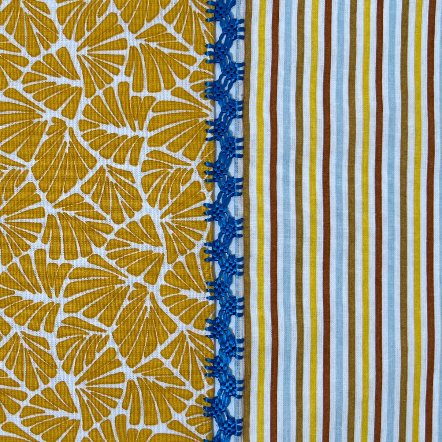 【Leo Atlante】刺繍パッチワークランチョンマット gold