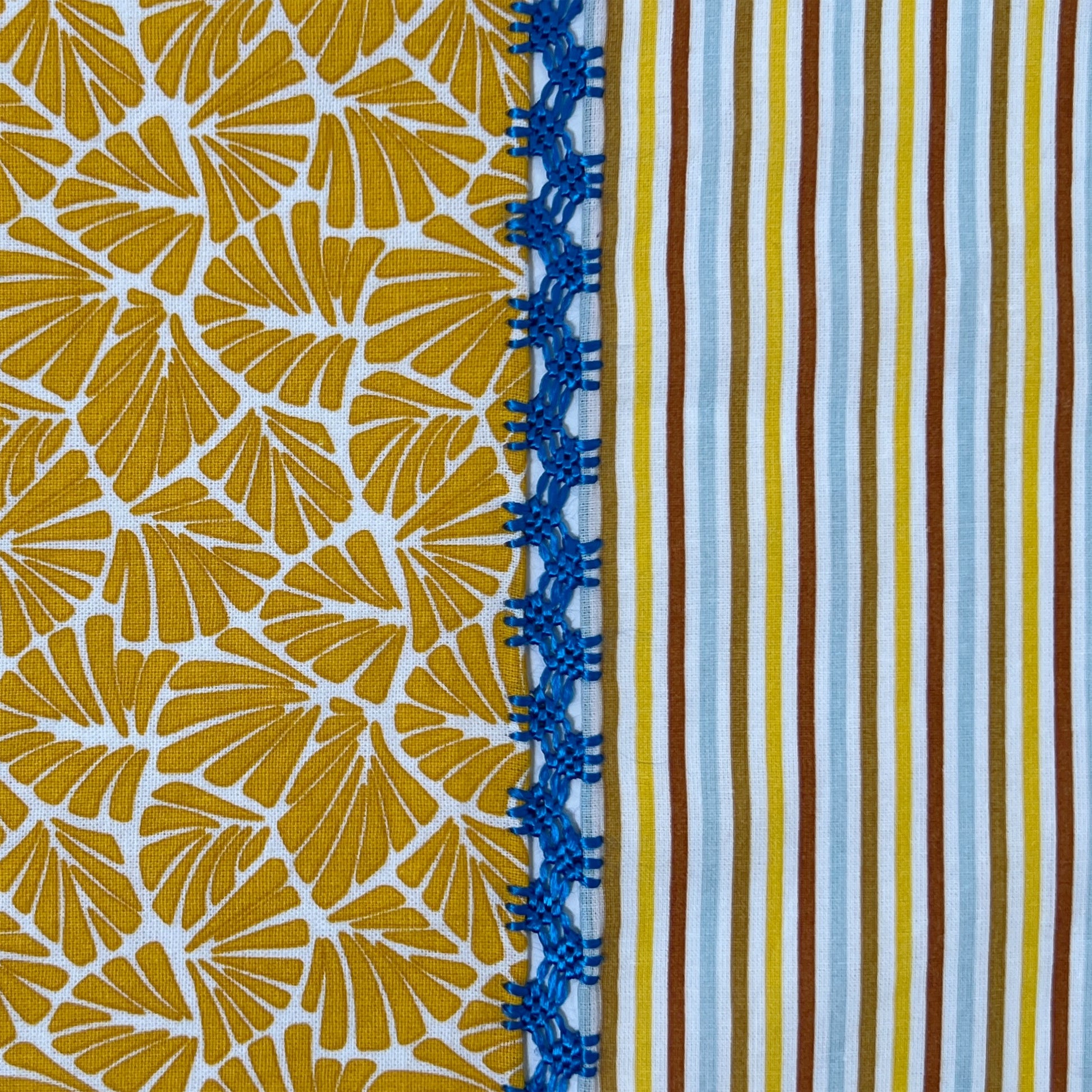 【Leo Atlante】刺繍パッチワークランチョンマット gold