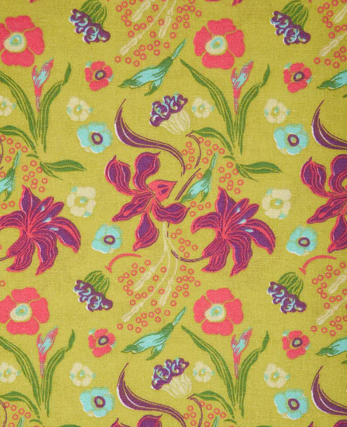 【Les Touristes】GLOVE + POT HOLDER_iris gold / mellow green