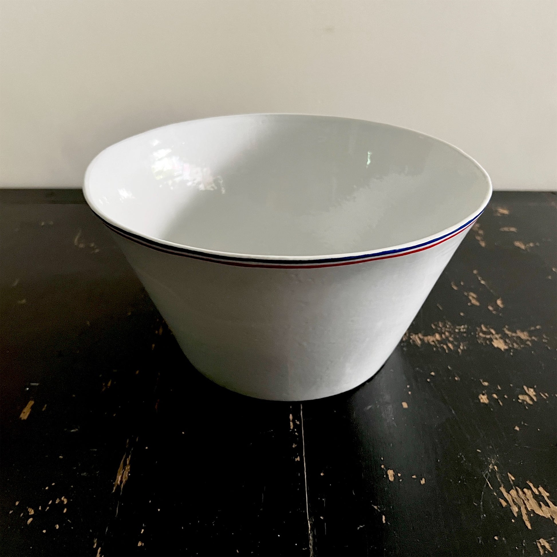 【Astier de Villatte】Large Tricolore Salad Bowl