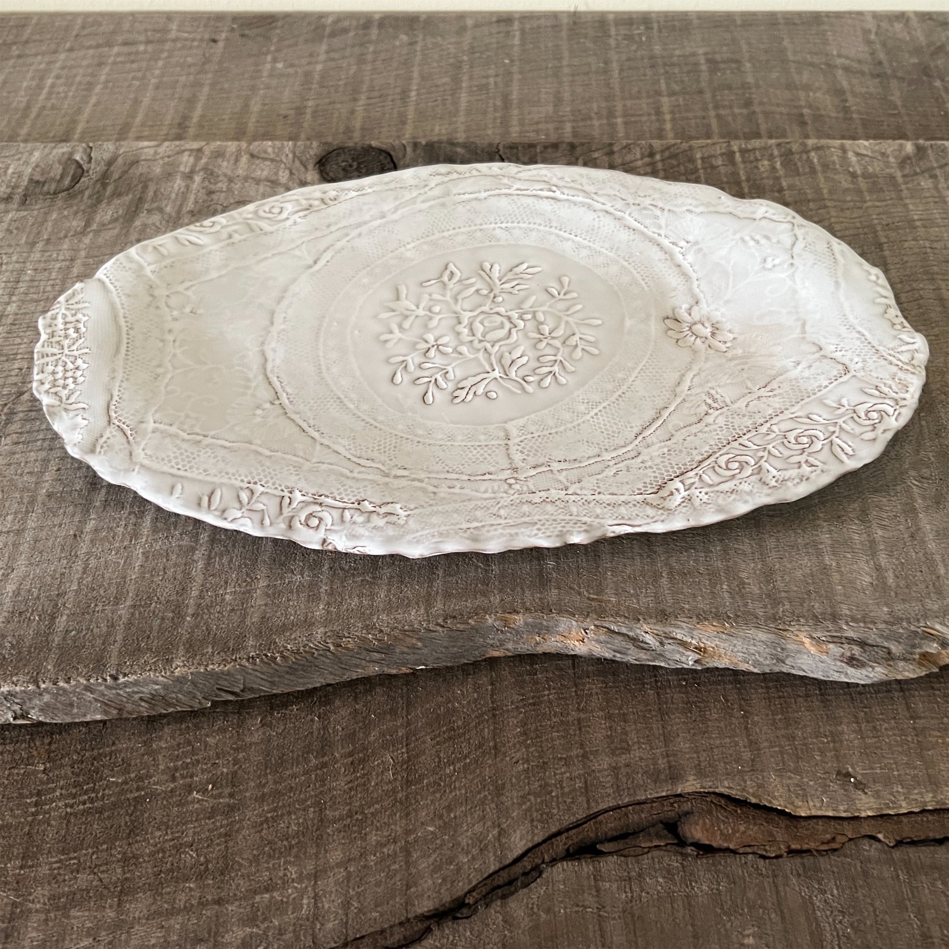 【 Valerie Casado】プレートL Fish Plates_Rouge-6