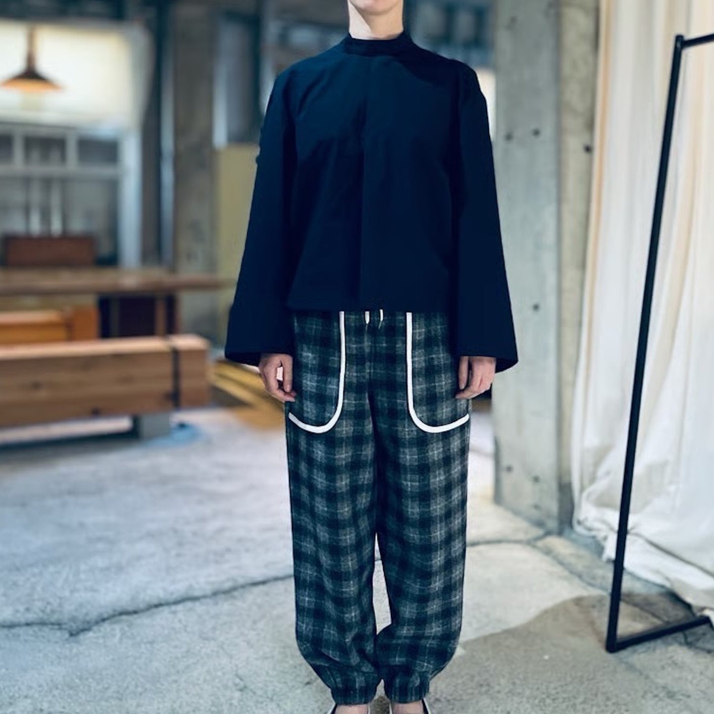 【ohta】check pants pt-51C