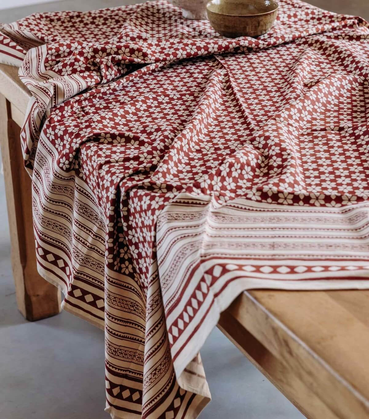【JAMINI】RECTANGULAR TABLE CLOTH NAGRI