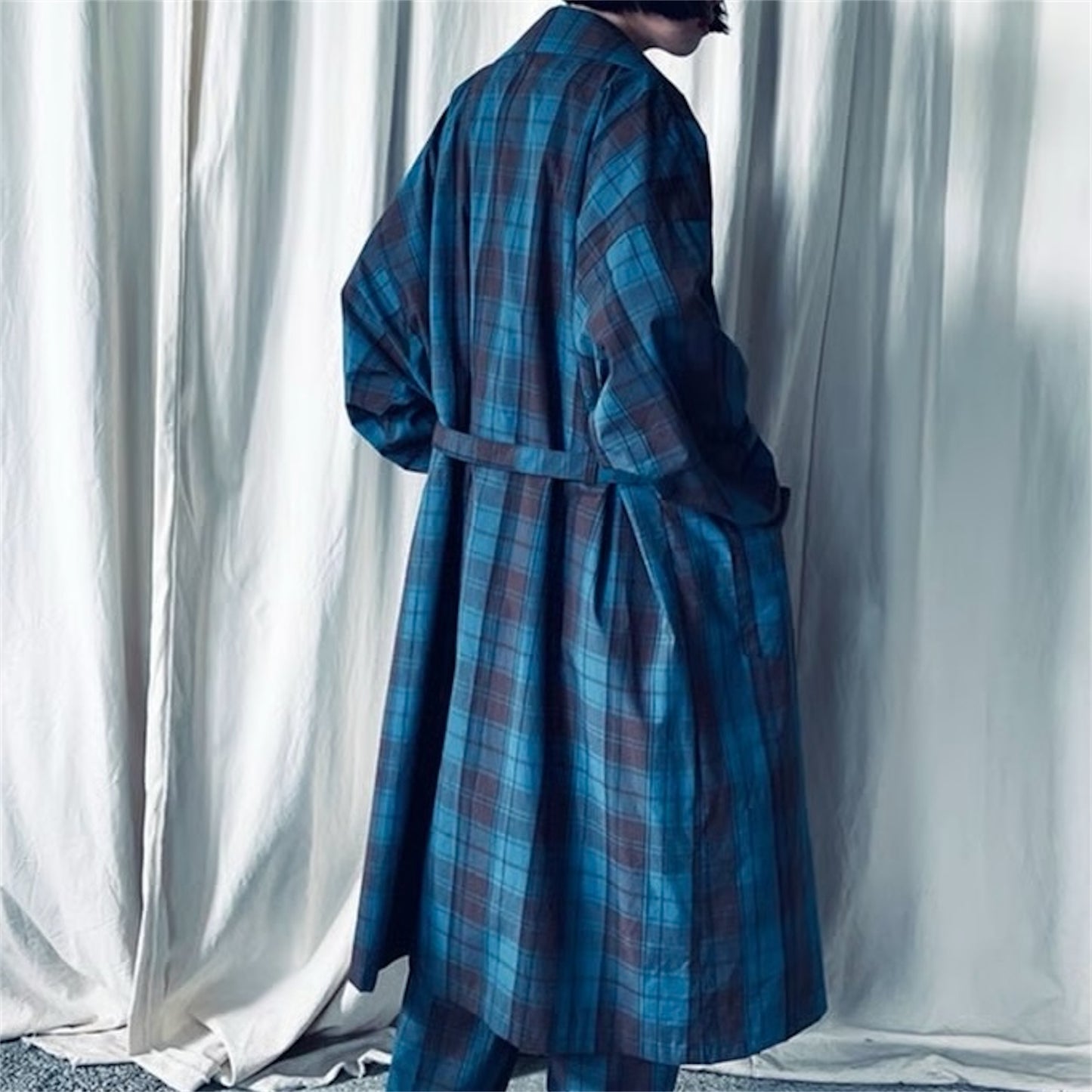 【ohta】check spring coat jk-85C