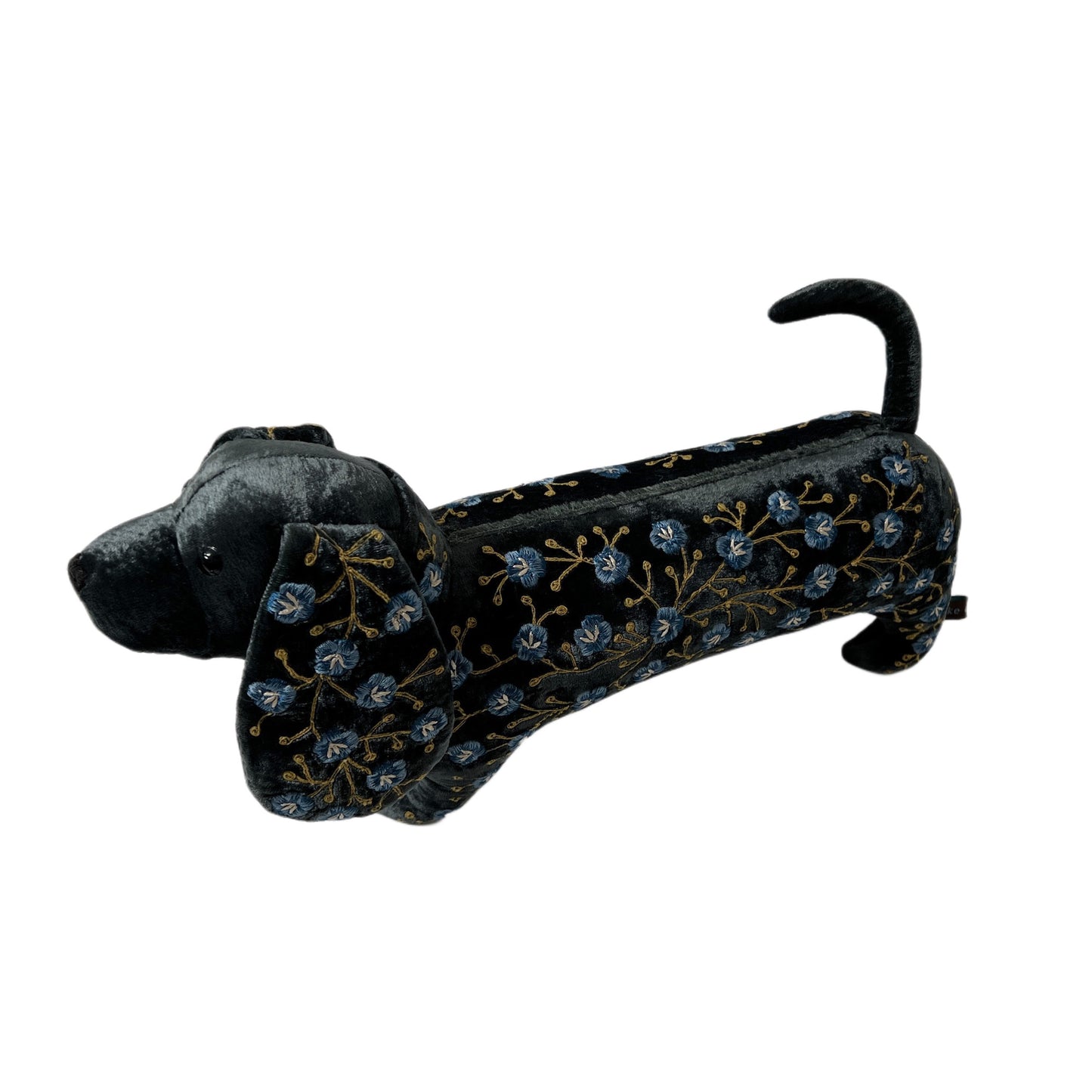 【Anke Drechsel】シルクベルベットDachshund_Charcoal