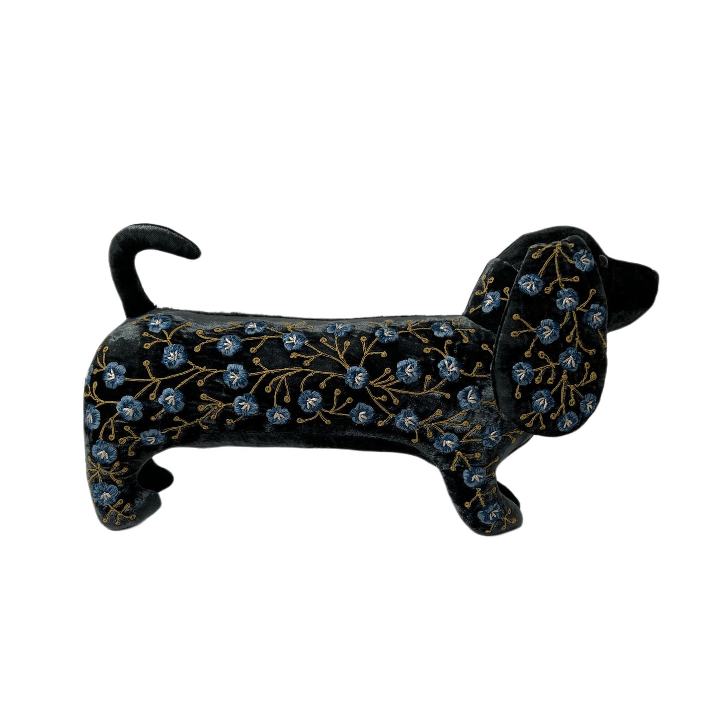 【Anke Drechsel】シルクベルベットDachshund_Charcoal