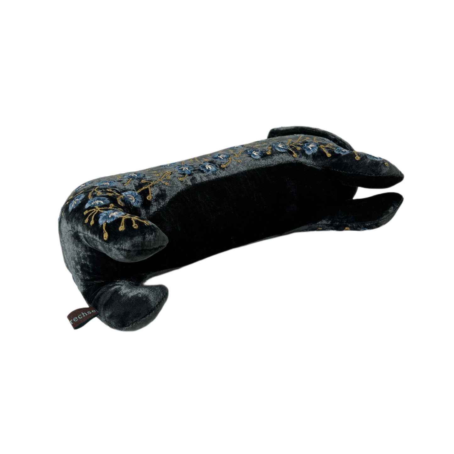 【Anke Drechsel】シルクベルベットDachshund_Charcoal