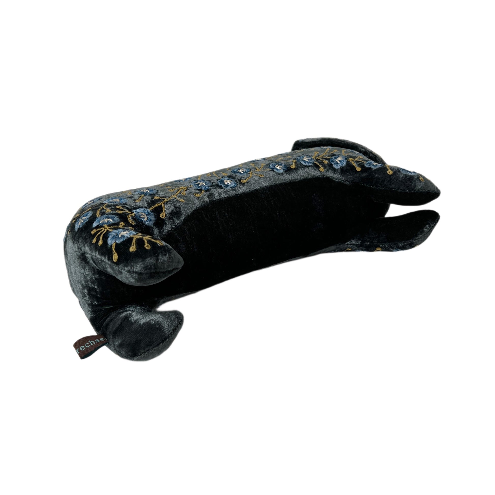 【Anke Drechsel】シルクベルベットDachshund_Charcoal