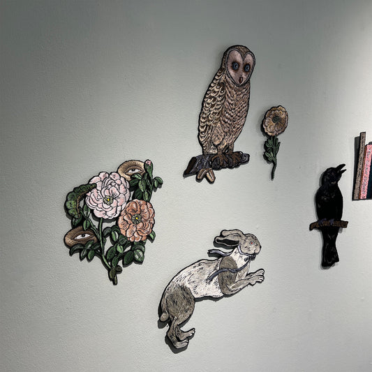 【ma.macaron】ベージュの花  A