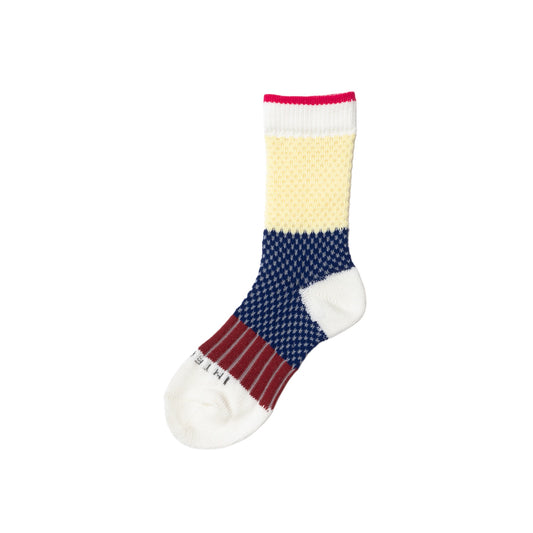 【TRICOTE】BORDER MESH SOCKS