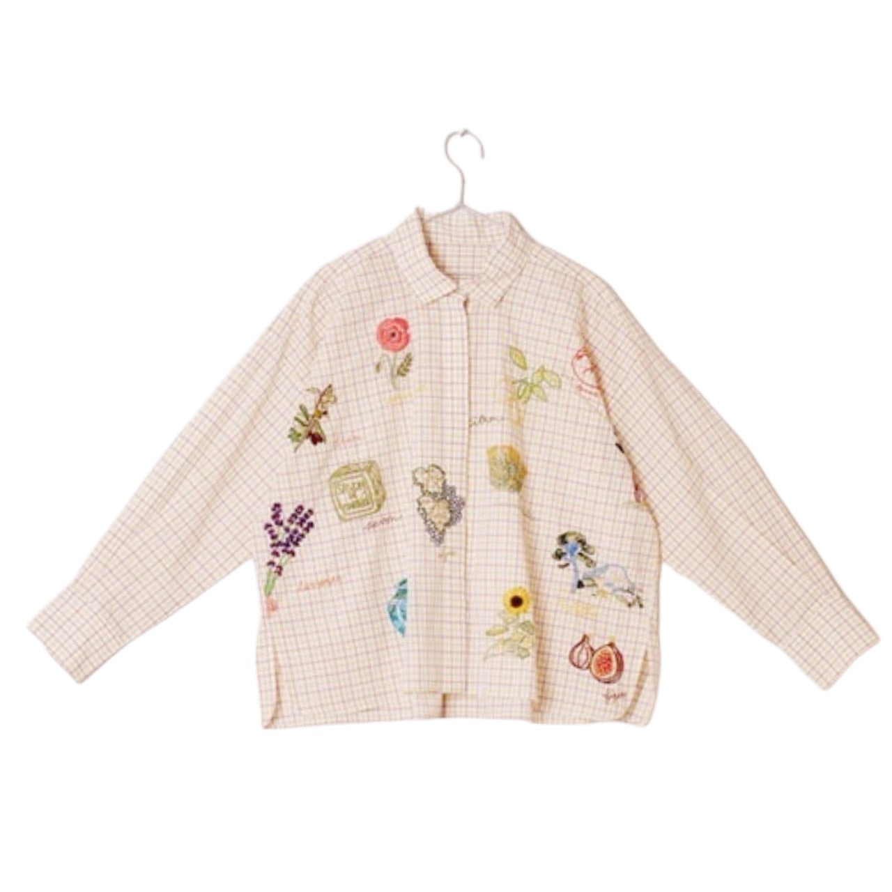 Mii Collection】hand embroidered cotton shirt/85 | フィールシーン