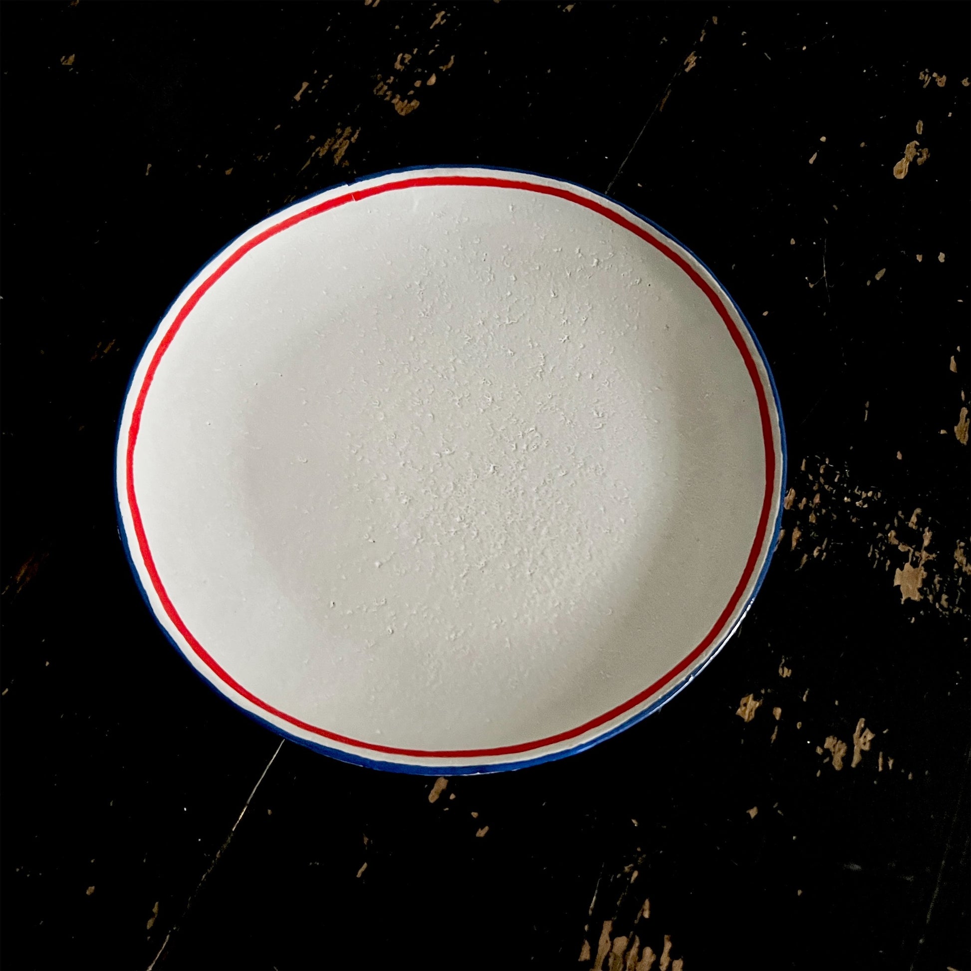 【Astier de Villatte】Tricolore Side Plate