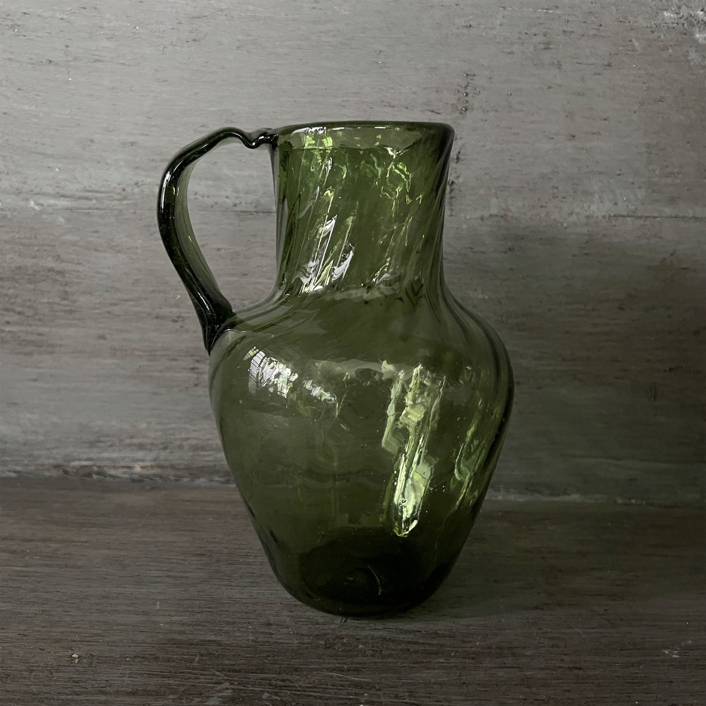 【La Soufflerie】フラワーベース Urceus Vert Fume