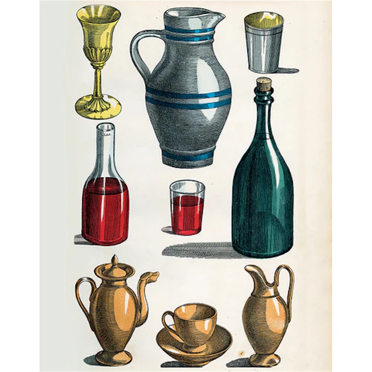 【JOHN DERIAN】デコパージュプレート Household Objects (P 151) Book Page_11T