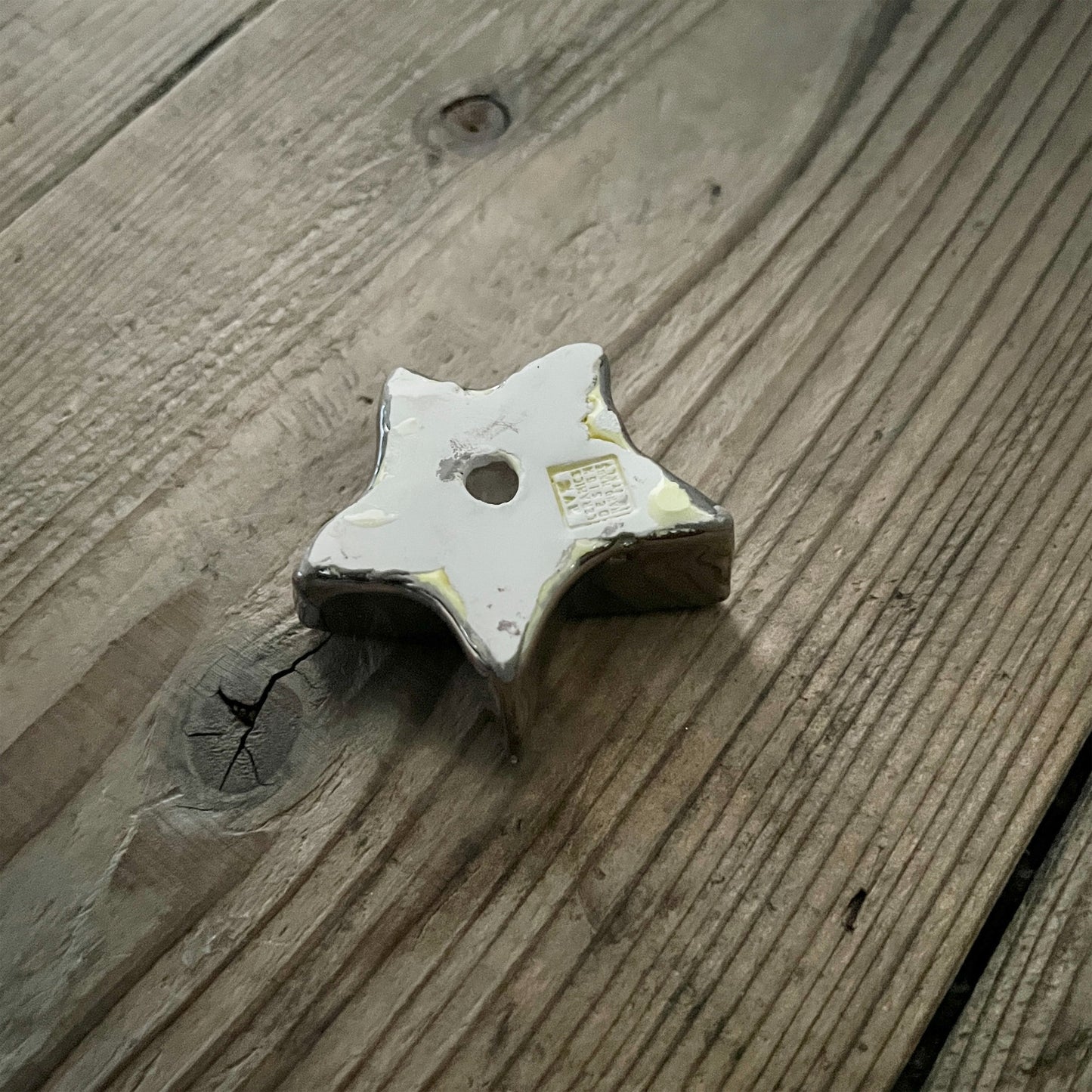 【MV% ceramics design】SMALL SILVER STARS